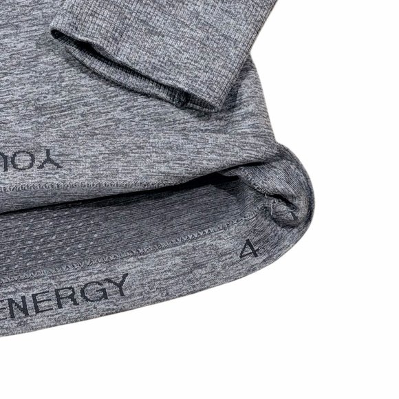 lululemon athletica Gray Long Sleeve Tee Size 4 - Picture 3 of 6